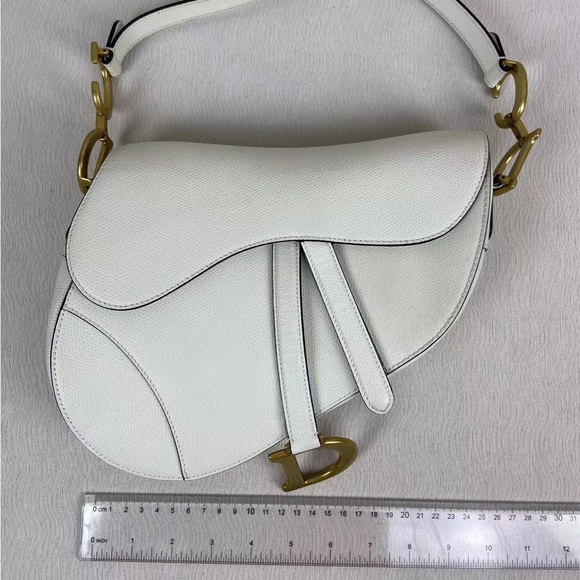 SOLD - DIOR Grained Calfskin Saddle Bag - Picture 9 of 9